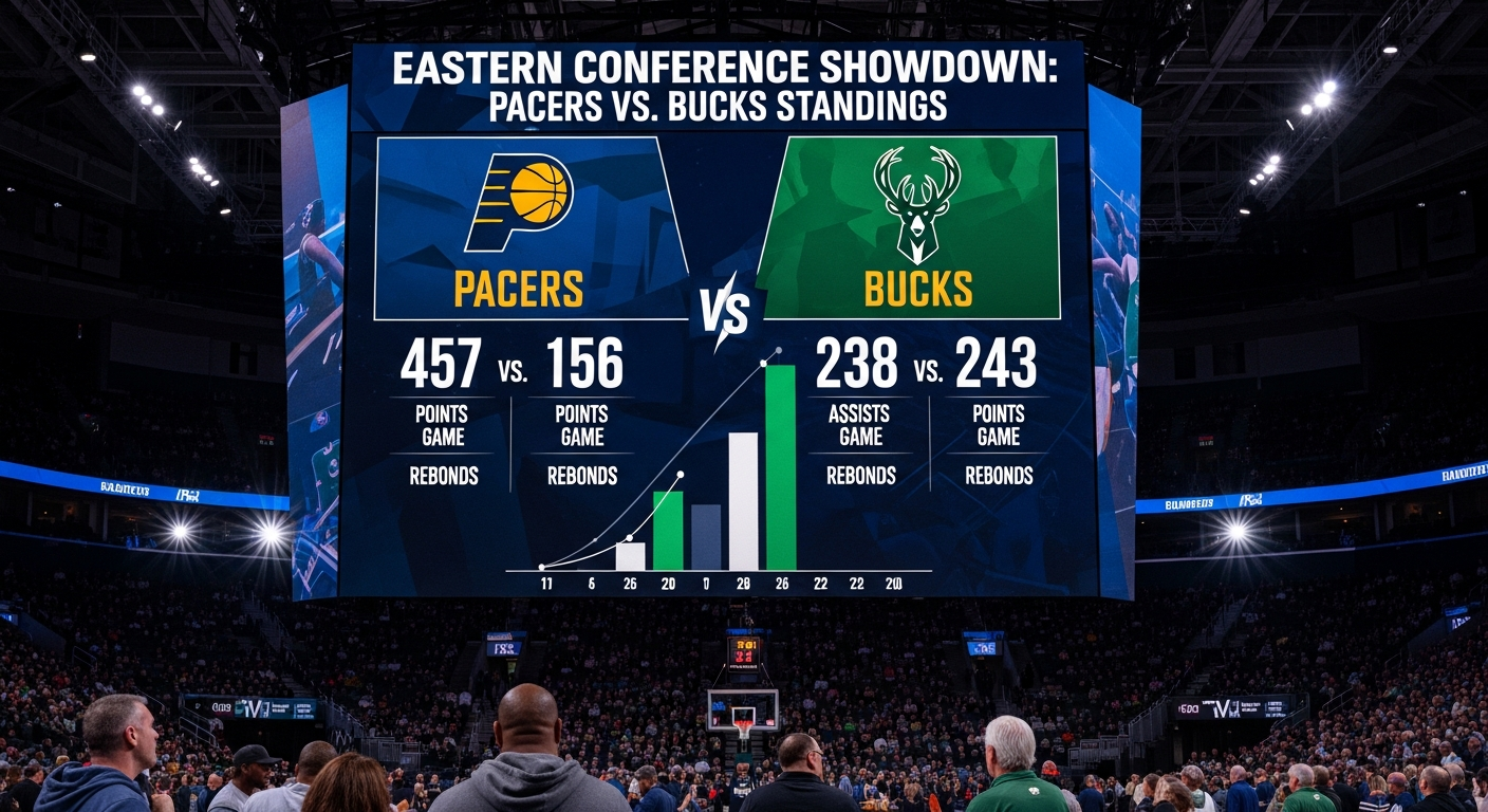 Pacers vs Milwaukee Bucks Standings